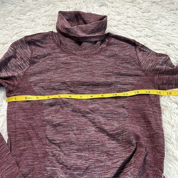Lululemon Woolly Wonder Turtleneck Dark Adobe / White - Picture 4 of 8